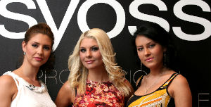 Adina, Aliana si Roxana (Heaven) si Maria Radu - studente pentru o zi la Syoss Hair Academy