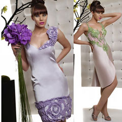 Rochii cu model floral pentru Cununia Civila