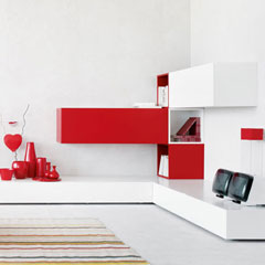 Modele de livinguri colorate