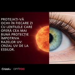 Crizal UV, lentilele de ochelari cu cel mai performant factor de protectie UV din lume