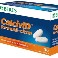 Calcivid Citrat, un complex de calciu care nu afecteaza functionarea normala a rinichilor