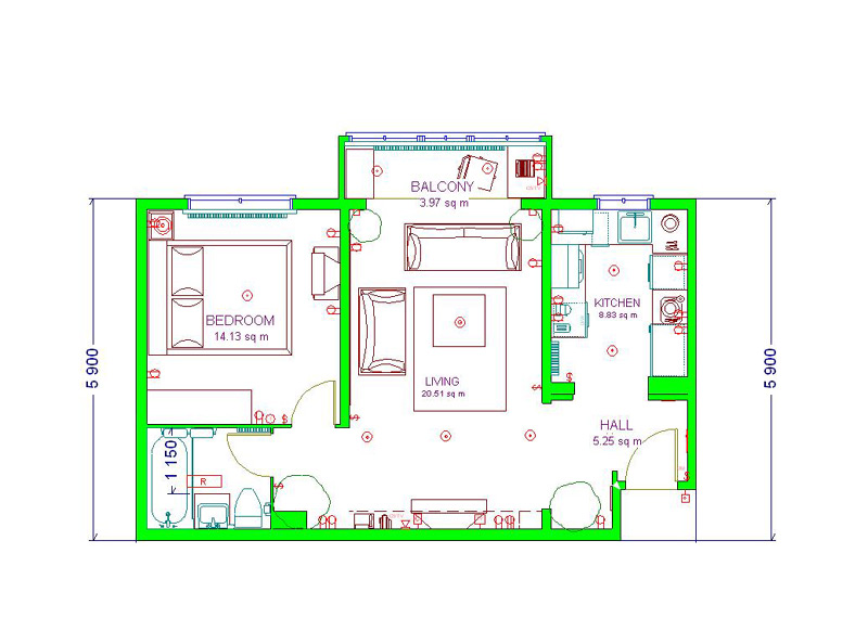 Un apartament modern! - Pentru amenajarea apartamentului au fost realizate mai multe modificari - Slide 1 din 13