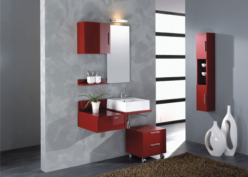 Mobilier baie ROSSO VINO