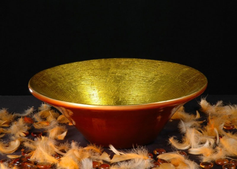 Vas decorativ Aliseo Oro