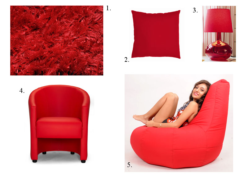 Shopping in culori - Rosu - Slide 1 din 6