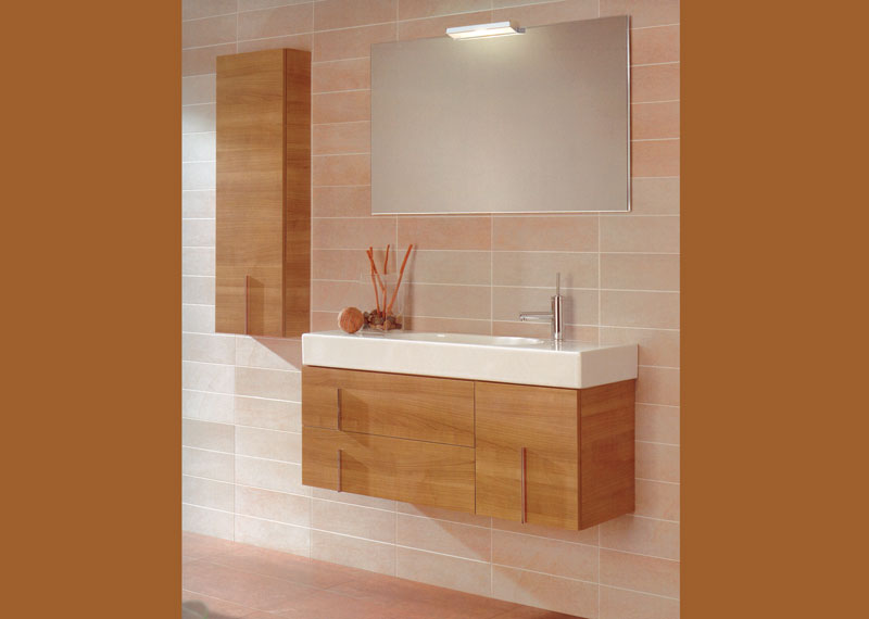 Mobilier baie Duo Nogal