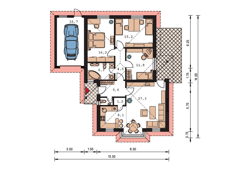 Casa de lemn FRANTA