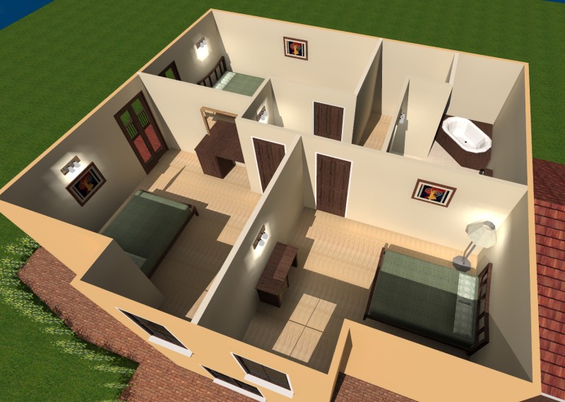 Casa de lemn Franta3 - etaj
