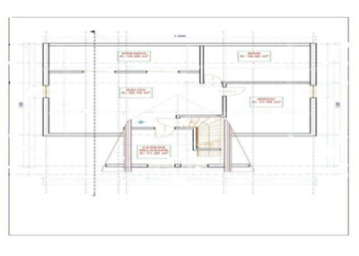 Casa de lemn ON THE HILL - plan etaj