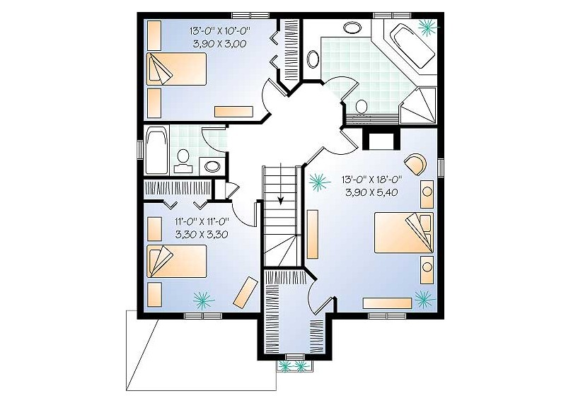 Casa DRAGOESCU - plan etaj
