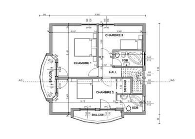 Casa de lemn HEV 1 - plan etaj