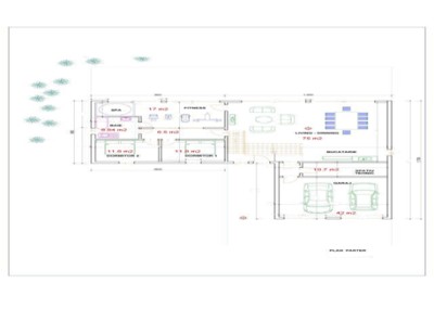 Casa de lemn MODERN DREAM - plan parter