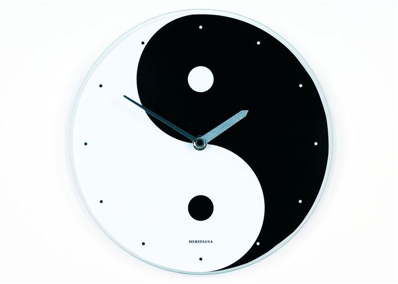 Ceas perete Ying Yang