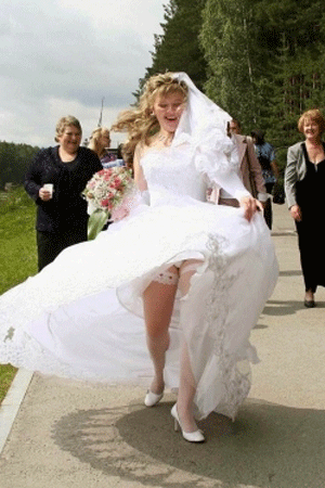 Rochie de mireasa nonconformista