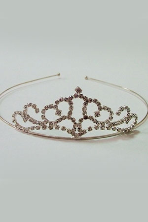 Diadema de mireasa cu model clasic si pietre semipretioase