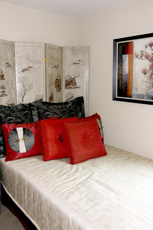 Dormitor in decor zen