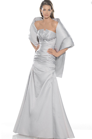 Rochie de seara de culoare gri