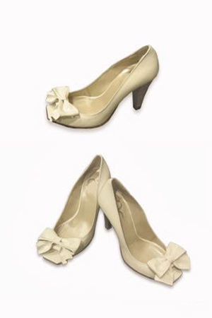 Pantofi de mireasa cu funda