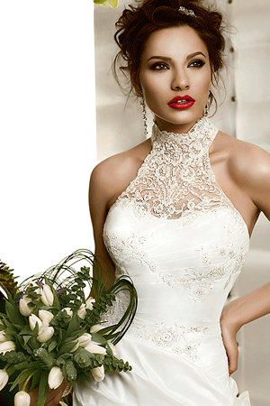 Rochie de mireasa disponibila in magazinele BienSavvy.&nbsp;