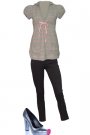 Christina Aguilera in varianta roz 

Hanorac model 3404 (Gri cu