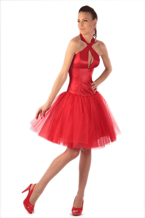 Rochie pentru domnisoarele de onoare disponibila in magazinele Calin