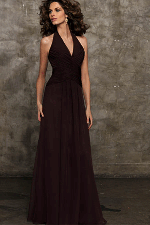 Rochie de seara cu model impletit