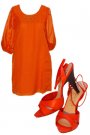 Rochie "mandarina"
Pret: 229.9 lei

Sandale coral		din