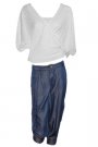 Bluza alba		din bumbac 
Pret: 114.9 lei

Bermude din denim		
Pret: