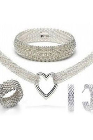 Tifanny Woven - Set bratara - colier - inel - cercei disponibil in