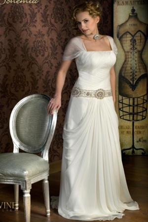 Rochie de mireasa disponibila in Magazinele Divine.&nbsp;