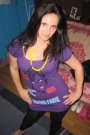 Claudia ne-a atras atentia pentru ca poarta o bluza "kudika-mov",