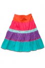 Fusta colorata potrivita pentru o plimbare in weekend Debenhams,