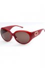 Ochelari de soare Escada cu rama rosie de plastic si cristale Swarovski
Pret: