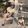 Rochie Koton
Curea in patratele Emily the Strange
Curea lata Accessorize
Pantofi