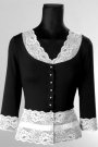Bluza jerse negru cu dantela aplicata Yokko
Pret: 230 lei
Pentru