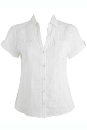 O camasa, 10 variante - Camasa alba cu maneca scurta, Debenhams
Pret: 75 lei

Pentru mai - Slide 1 din 12