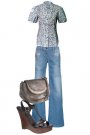 Camasa din bumbac cu model floral, Tara Fashion
Pret; 39,9 lei
Blugi