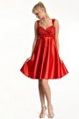Rochie rosie pentru nunta sau ocazii speciale disponibila in magazinele