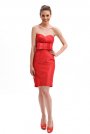 Rochie rosie pentru nunta sau ocazii speciale disponibila in magazinele