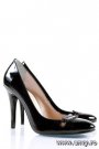 Pantofi eleganti negri lacuiti 