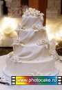 Tort de nunta cu model foarte elegant
