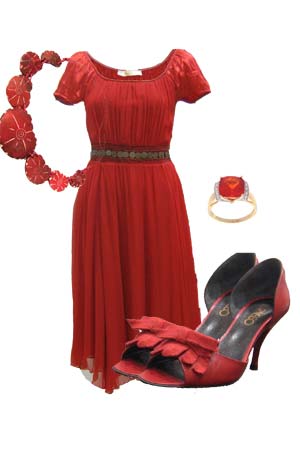 Lady in red 3