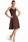 Rochie de ocazie maro, eleganta, 