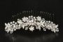 Diadema mireasa realizata din cristale Swarovski. Realizata manual
