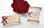 Invitatie realizata din combinatie din combinatie de carton si calc