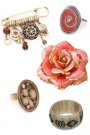 Boho-chic
Brosa de la Meli Melo, 59,99 lei.
Inel de la Meli Melo,