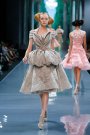 Rochie Dior Haute Couture din matase si tul, brodata, natur.