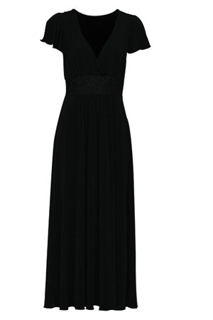 Rochii de Revelion sub 200 lei - Rochie de seara neagra de la Tara Fashion, 189,90 lei. Rochia este - Slide 1 din 12