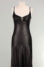 Rochie de seara de la Yokko, 150 lei. Rochie din jerse negru cu efect