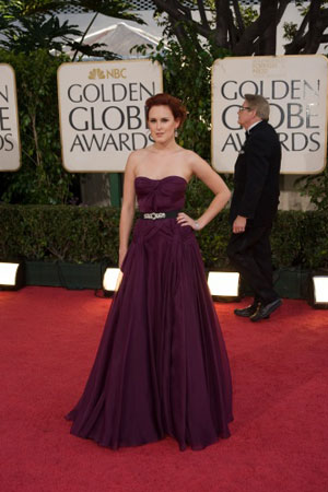 Globurile de Aur 2009 - Rumer Willis, fiica lui Demi Moore si a lui Bruce Willis, a fost - Slide 1 din 24
